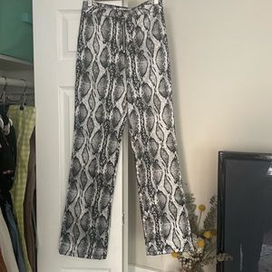 I.AM.GIA Snakeprint pants